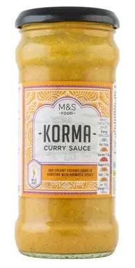 Marks & Spencer Mírně pálivá krémová kari omáčka