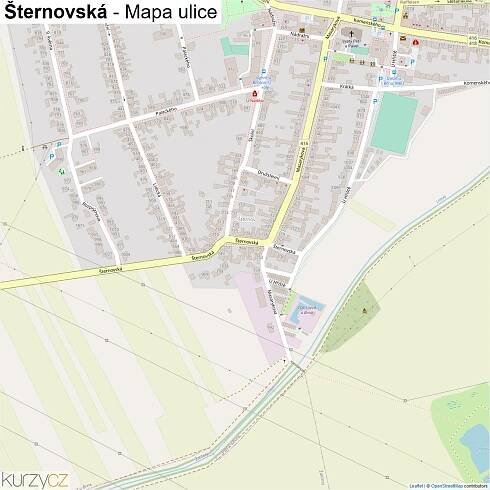 Šternovská - mapy | Kurzy.cz