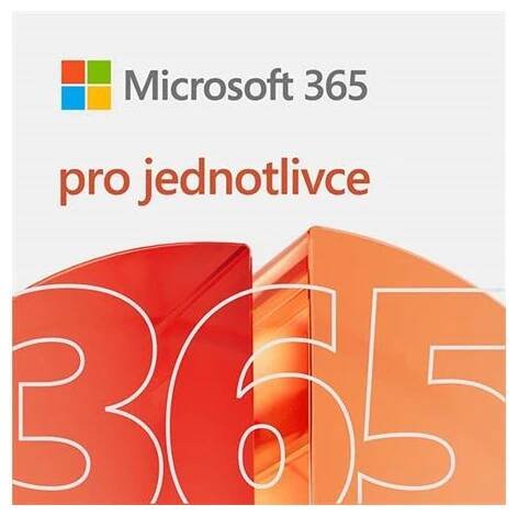 Microsoft 365 pro jednotlivce, předplatné na 1 rok, ML, ESD výhodně se slevou 32 % | SW.CZ
