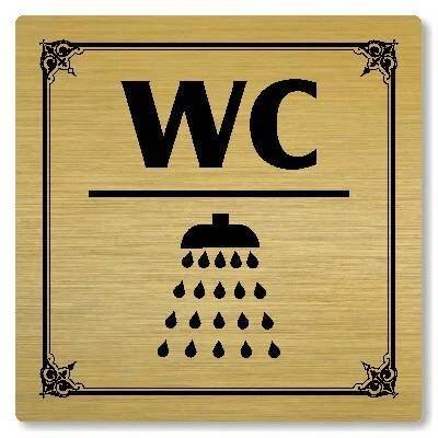WC, sprcha, piktogram