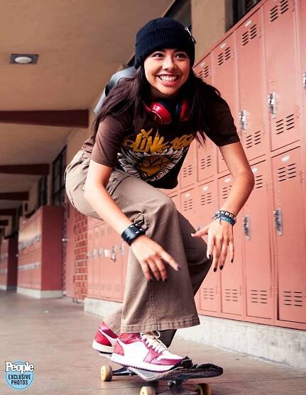 Actress Xochitl Gomez for Hot Topic Back to School 2023 Campaign