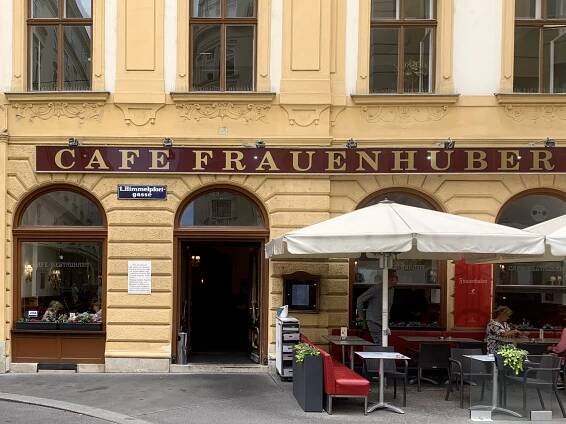 Cafe Frauenhuber in der Himmelpfortgasse in Wien