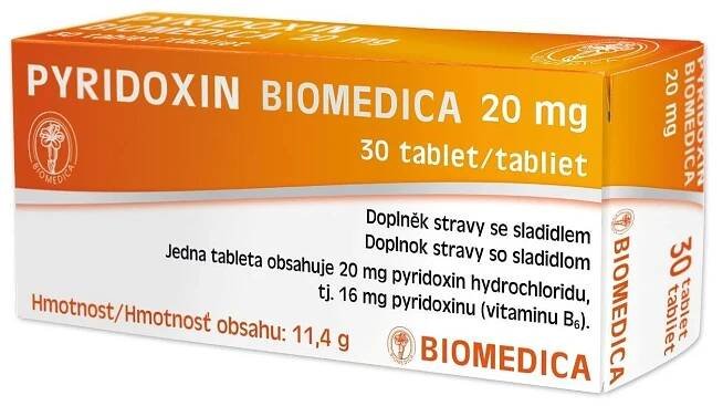 Pyridoxin 20mg tbl.30 - skladem