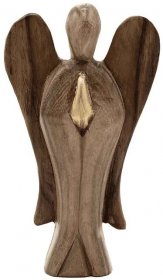 Anděl - dřevěná soška - přátelství