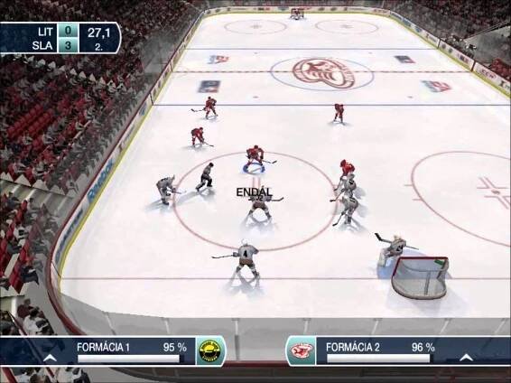 NHL 09. HC SLavie Praha vs. HC Litvínov