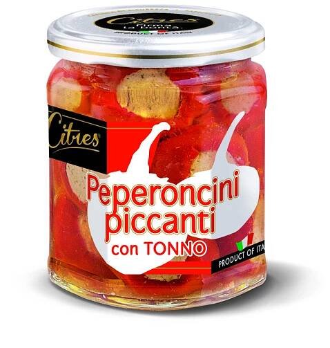 Papričky plněné tuňákem 190g Citres