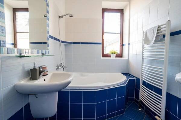 Bathroom sa Penzion Fialka