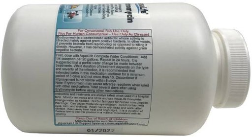 Erythromycin - Treats 1,000 Gallons - aquaLife® - Aquarium Life Support Systems