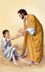 Ježíš uzdravuje chlapce posedlého démonem