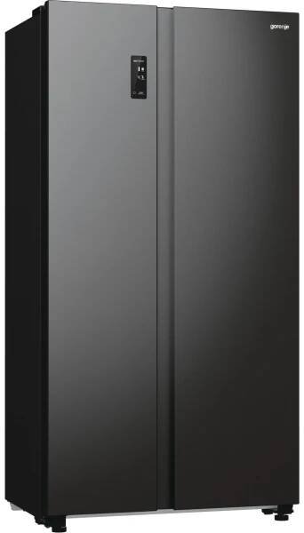 Americká lednice Gorenje NRR9185DABXL černá barva
