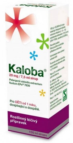 KALOBA Sirup 20 mg / 7,5 ml 100 ml