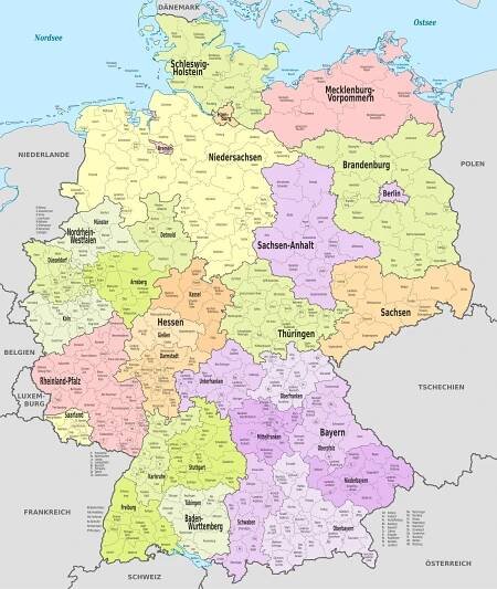 Datei:Germany, administrative divisions (+districts) - de - colored.svg – Wikipedia
