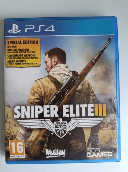 SNIPER ELITE 3 !!!! Ps4 - Počítače a hry