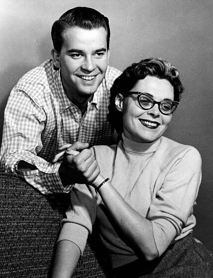 Dick Clark with Barbara Clark, circa 1957 | Source: Getty Images