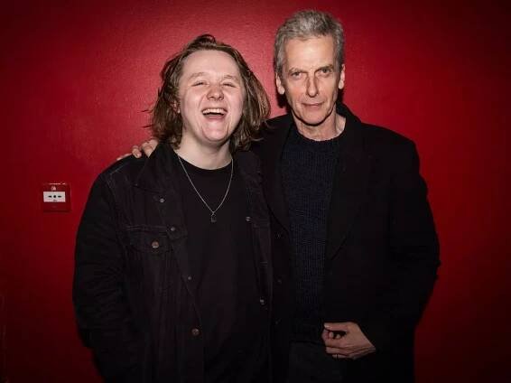 Rising Scottish star Lewis Capaldi meets long-lost relative at London gig as Doctor Who appears