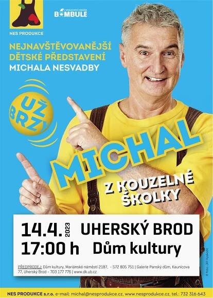Michal Nesvadba: Michal je kvítko - program a vstupenky online