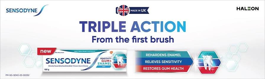 Sensodyne Olympia Complete Protection banner