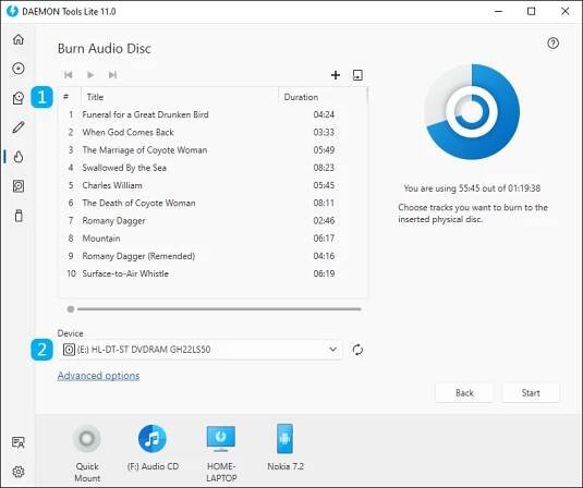 Burn an Audio CD