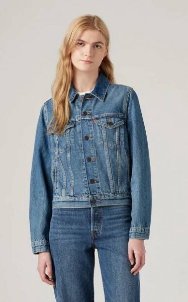 Dámská jeans bunda Levi's® Butter Dark 29945-0063