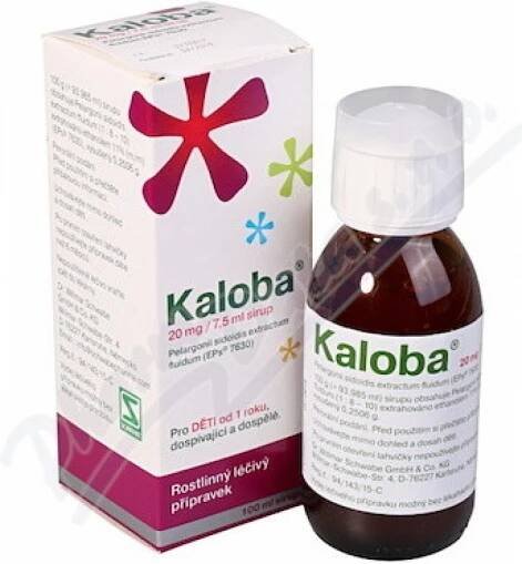 KALOBA 20 MG/7,5 ML SIRUP POR SIR 100ML