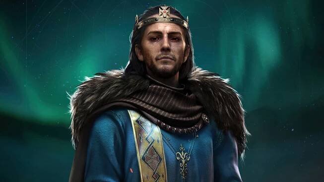 The strategist King Alfred in Assassin’s Creed Valhalla. Wallpaper