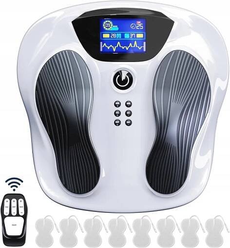 MASÁŽNÍ PŘÍSTROJ NA NOHY A TĚLO S CIRKULAČNÍM STIMULÁTOREM EMS TENS CRELIVER 25 REŽIMŮ SET