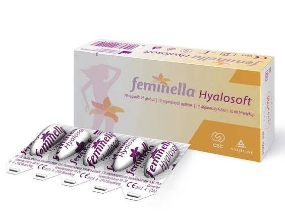 Feminella Hyalosoft 10 vaginálních globulí