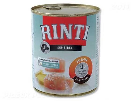 Konzerva Rinti Sensible kuře + bramory (800g)