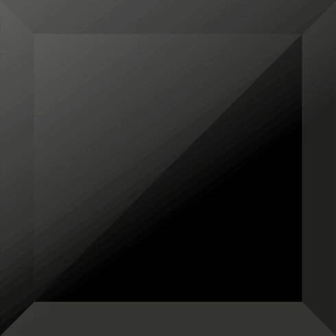 Dekor Quadra Crystal Black Glass 15x15