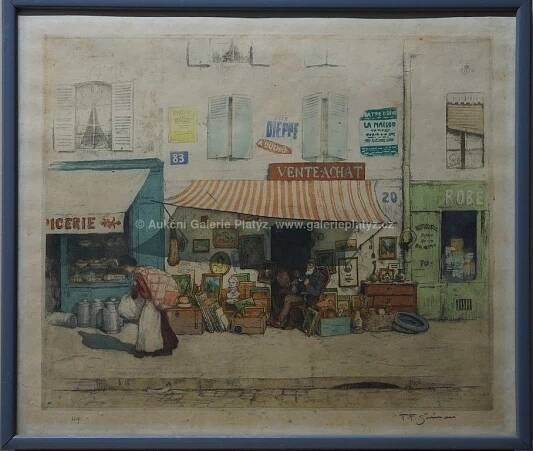 František Tavík Šimon - Vente - Achat - Aukční Galerie Platýz