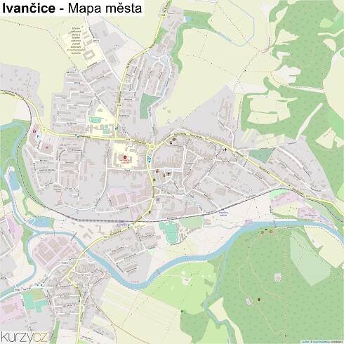 Ivančice - mapy | Kurzy.cz