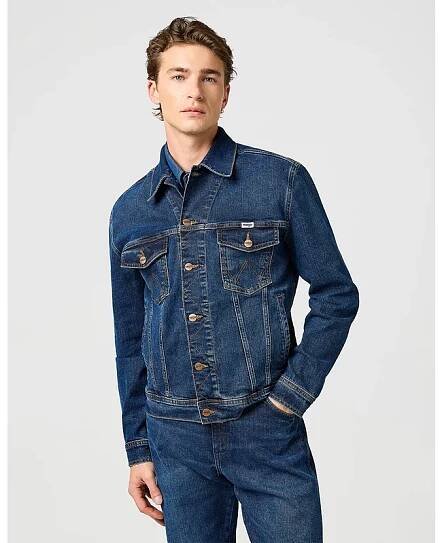 Pánská riflová bunda WRANGLER CLASSIC JACKET MEADOW HAZE 112362651