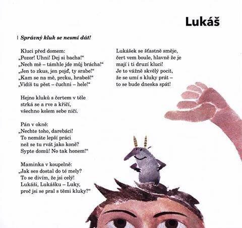 an advertisement for luka's toothpaste featuring a man with horns on his head