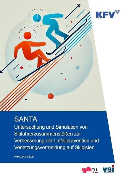 Studie von KFV und TU Graz zu den Risiken von Kollisionen auf Skipisten - KFV - Kuratorium für Verkehrssicherheit