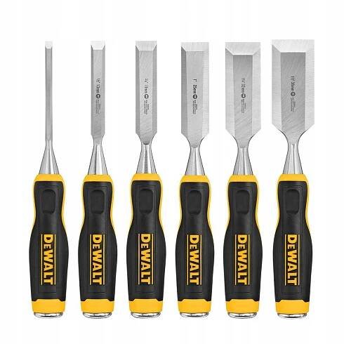 DWHT16852-9 Sada dlát pro truhlářské dřevo 6 ks DeWALT Stav balení originální
