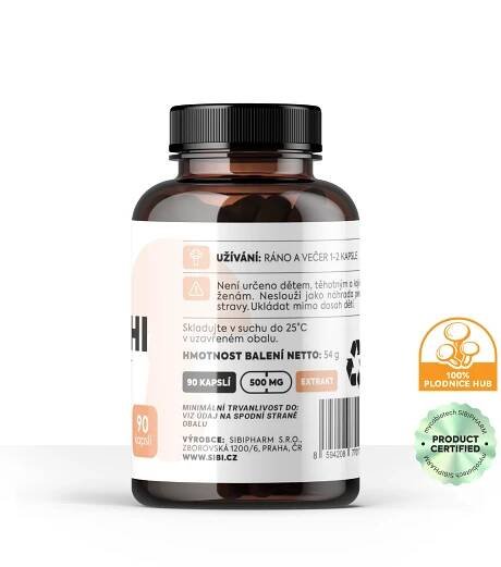 REISHI EXTRAKT 90 KAPSLÍ 500 mg