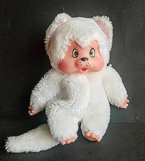 Mončičák bílý 19 cm sběratelský stav