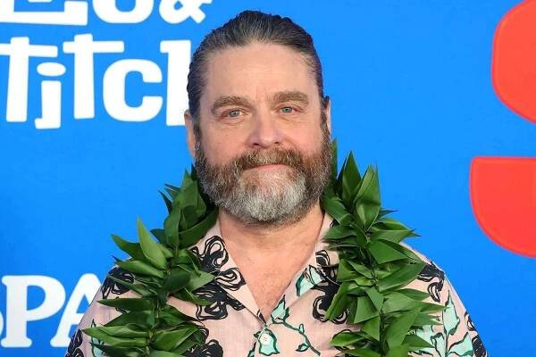 Zach Galifianakis attends the World Premiere of Disney's 