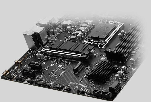 MSI PRO z790-P wifi DDR4 storage overview