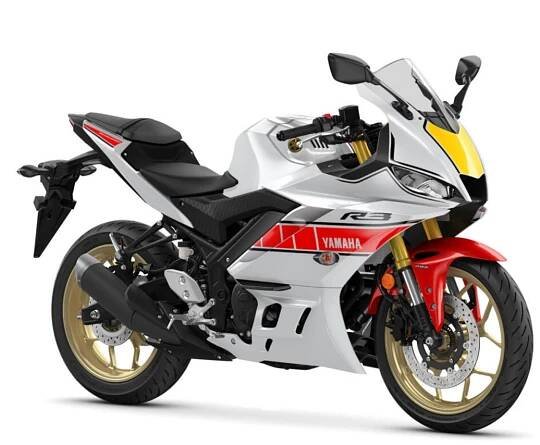 Yamaha R3 World GP 60th Anniversary 2022 Anniversary White