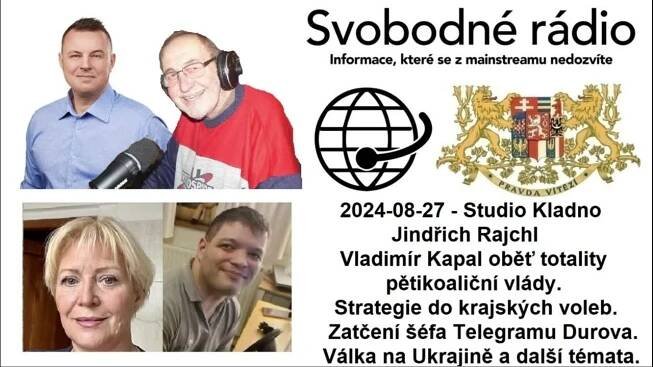 2024-08-27 - Studio Kladno - Jindřich Rajchl - Vladmír Kapal oběť totality pětikoaliční vlády.