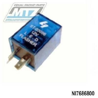 Relé blinkrů (přerušovač blinkrů) 3pólové / 12V - elektronické pro LED blinkry NI7686800