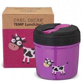 Carl Oscar Dětská termoska na jídlo LunchJar 0,5 l - fialová