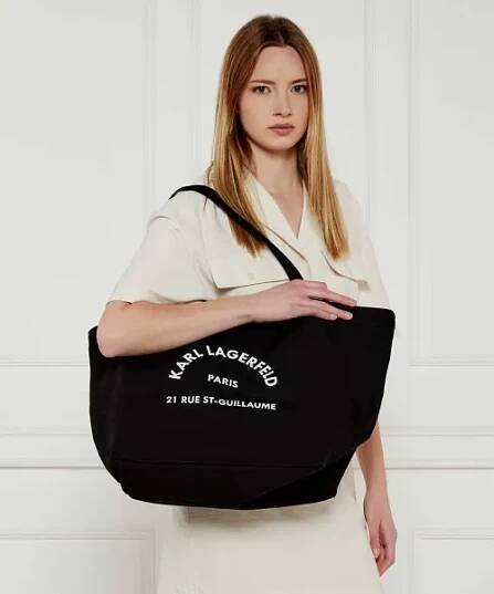 Kabelka shopper K/RSG Karl Lagerfeld | černá A1W50006.JJ