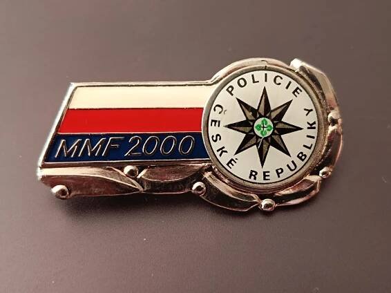 Originální pamětní služební odznak Policie České republiky  - MMF 2000 - Sběratelství