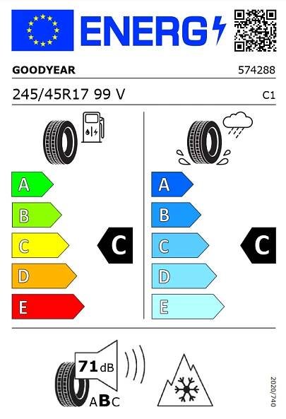 www.ePNEU.cz - Goodyear UltraGrip PERFORMANCE + XL FP 245/45 R17 - ❄ Zimní osobní pneu