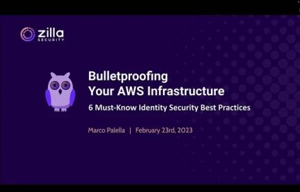 Bulletproofing Your AWS Infrastructure on Vimeo