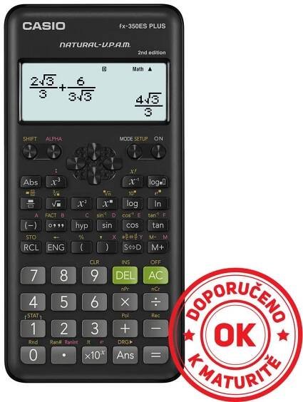 Kalkulačka CASIO FX 350 ES PLUS 2E 399 Kč
