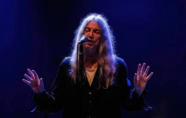 Patti Smith performs at Kulttuuritalo on June 11, 2023 in Helsinki, Finland. (Photo by Venla Shalin/Redferns)