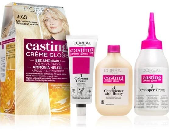 L’Oréal Paris Casting Creme Gloss barva na vlasy odstín 1021 Coconut Kiss 1 ks